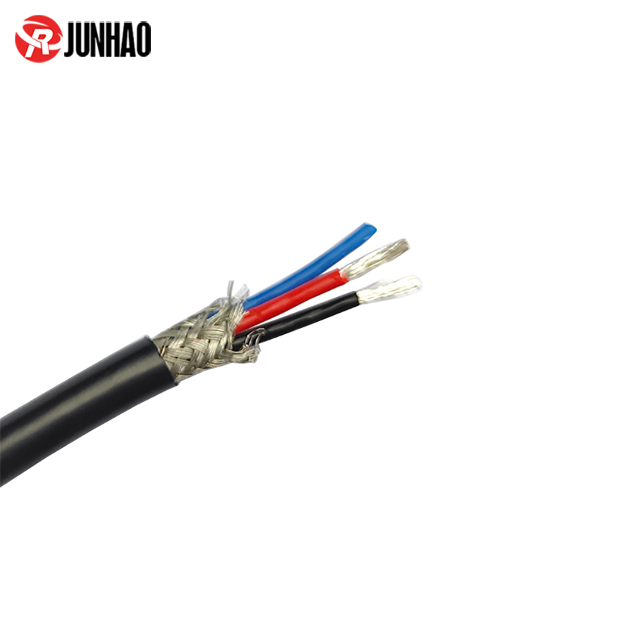 4 Core silver-plated FEP With PVC jacket shielded wire 3