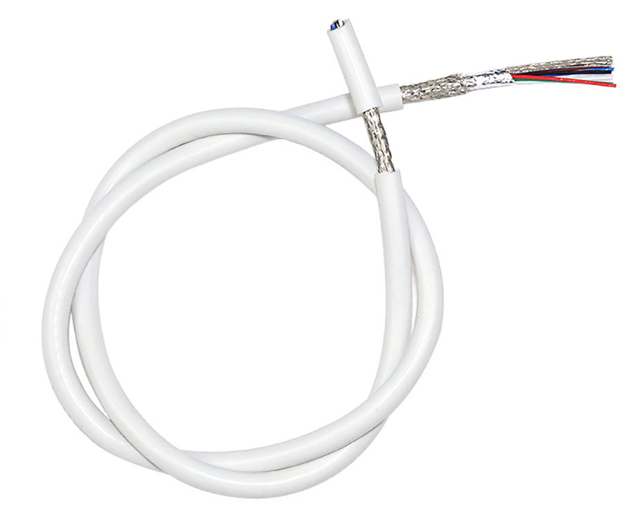 8 core fep+silicone+aluminum foil cable 5.0mm