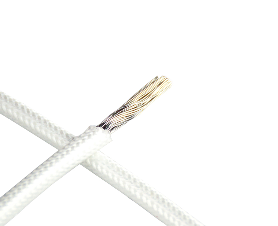 4mm2 Silicone Rubber Fiberglass Braided Wire, 200C Power Cable 1