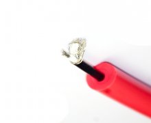 Single Core Tinned Copper Wire, 3 Layers Insulated Silicon Cable 14mm