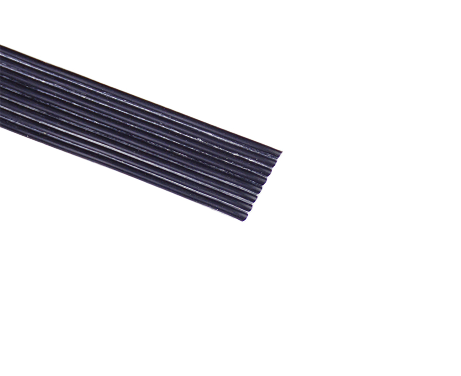 AWM 24 awg Cable 8 pin Flat Ribbon Wire Silicone Rubber 3